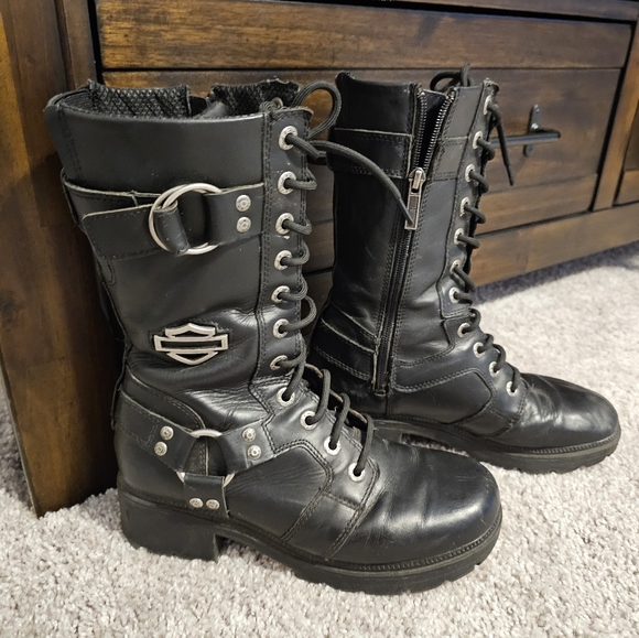 Harley Davidson Boots women's size 7.5 - Picture 2 of 5